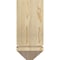 Ekena Millwork Funston Arts and Crafts Rough Sawn Bracket w/ Offset Brace, Douglas Fir, 8"W x 18"D x 18"H BKT0806X18X18FST03RDF - alternate 3